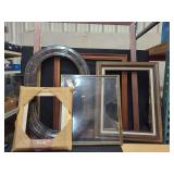 Assorted Wooden Picture Frames and Frame Kits