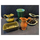 Assorted Hull USA Ceramic Pottery Vases and Planters
