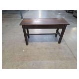 Wooden Storage Bench with Hinged Lid