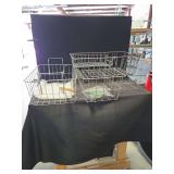Set of Wire Storage Baskets