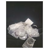 Silver Tone Wire Bangle Bracelets in Packaging