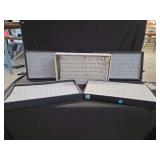 Set of Five Ring Display Trays with Velvet Inserts