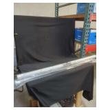 BAYYA Marble Wallpaper Roll with Window Curtain Rod