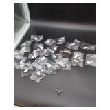 Sterling Silver Purple Solitaire Ring Stock Lot Size 5-10