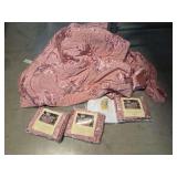 Classic Traditions Marquess English Rose Bedding and Window Fashion Set