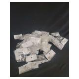 Pack of Rhinestone Lapel Pins in Individual Poly Bags