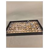 Display Tray with Assorted Men's Rings