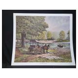 Fred Thrasher Signed Limited Edition Print 'Waiting With The Mail'