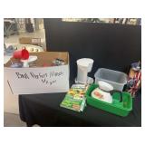 Kitchen and Household Utensils with Insulated Tumbler and Corning Ware Teapot