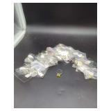 Yellow Gemstone Silver Tone Rings With R5927SSPT Tag