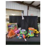 Assorted Mixed Toys and USB Clip Lamp