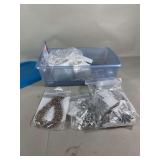 Costume Jewelry Parts and Pieces Bin with Storage Tub