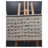 Assorted Multi-Stone Rings in Jewelry Display Tray