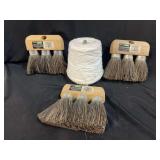 Wright Bernet 3 Knot Roof Brushes and Spool of Cord