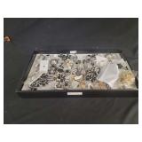 Assorted Fashion Rings and Jewelry Tray