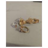 Assorted Size 9 Rings Featuring Various Cuts and Settings