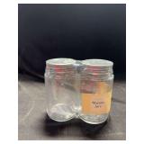 Bullseye's Playground Mason Jars 2-Count Packs in Shipping Box