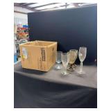 Assorted Stemware and Drinkware Set in Cardboard Box
