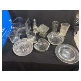 Clear Pressed Glass Tableware and Decor Inventory