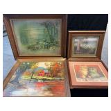 Framed Art Prints Assortment Featuring Landscapes and Animals