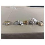 Size 7 Stainless Steel Rings