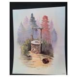 Ken Holland Signed Print Never Thirst John 4:14 Plate X Series II
