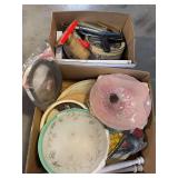 Mixed Box of Household Goods, Decor, and Hardware