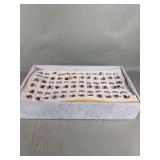 Assorted Gemstone and Cubic Zirconia Rings in Display Tray