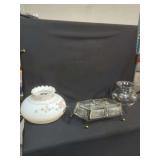 Glass Tableware And Lamp Shade Assortment