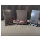 Onn Model ONA17AA015 CD Mini Stereo System with Two Speakers