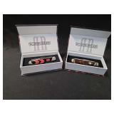 Two Rough Ryder Pocket Knives Including Black Widow and Tortoise Shell with Presentation Boxes