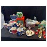 Home Interiors Christmas Holiday Decor and Tableware Set