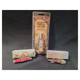Assorted Pocket Knives Including Rough Rider Frost Cutlery and Novelty Knife Co Barlow