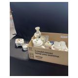 Lipper and Mann Creations Porcelain Floral Tea Service Set and Decorative Tableware