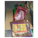 Assorted Music and Piano Songbooks in Cardboard Storage Box