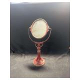 Cast Iron Figural Vanity Mirror