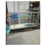 Metal Frame Glass Retail Display Showcase Cabinet