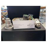Assorted Lighting Parts and Fixtures in Box