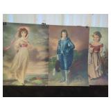 Jane Freeman Art Prints Set of Three Children Portraits