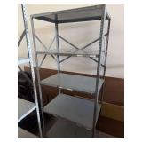 Industrial Steel Shelving Unit with Adjustable Shelves