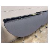 Folding Mobile Table with Gray Laminate Surface