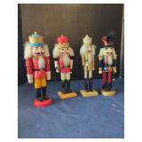 Kurt Adler Wooden Nutcracker Figurines Set of Four