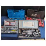 Assorted Socket Wrench and Tool Sets Including Cobra Gold