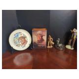 John Wayne Memorial Memorabilia and Figurine Grouping