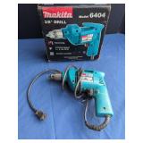 Makita Model 6404 3/8 Inch Electric Drill with Original Box