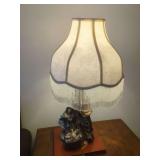 Dynasty Industry Holy Family Figurine Accent Lamp with Beaded Shade