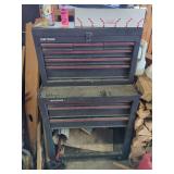 Craftsman Two-Piece Rolling Tool Storage Cabinet with Hardware and Shop Supplies