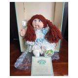 Cabbage Patch Kids Porcelain Collection Doll Cori Lynne with Box and Certificate