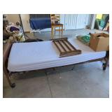Drive Medical Adjustable Hospital Bed with Rails and Mattress