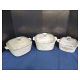 Corning Ware Cookmates Casserole Dish Set with Lids